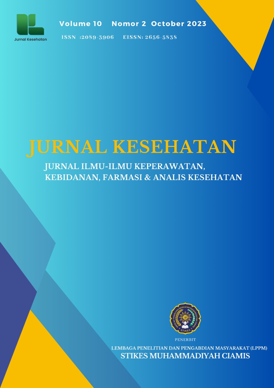 					View Vol. 10 No. 2 (2023): Jurnal Kesehatan (Oktober 2023)
				