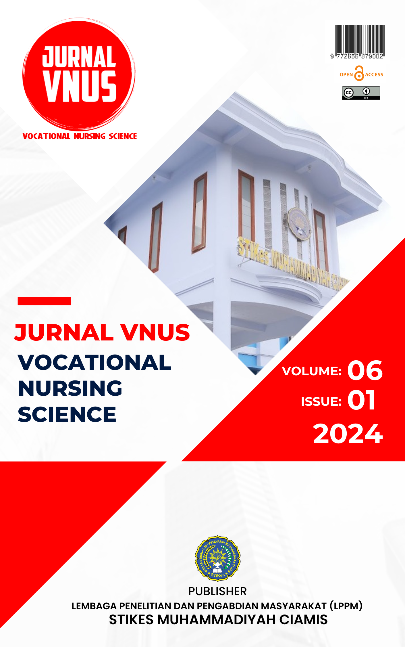 					View Vol. 6 No. 1 (2024): JURNAL VNUS (Vocational Nursing Science)
				