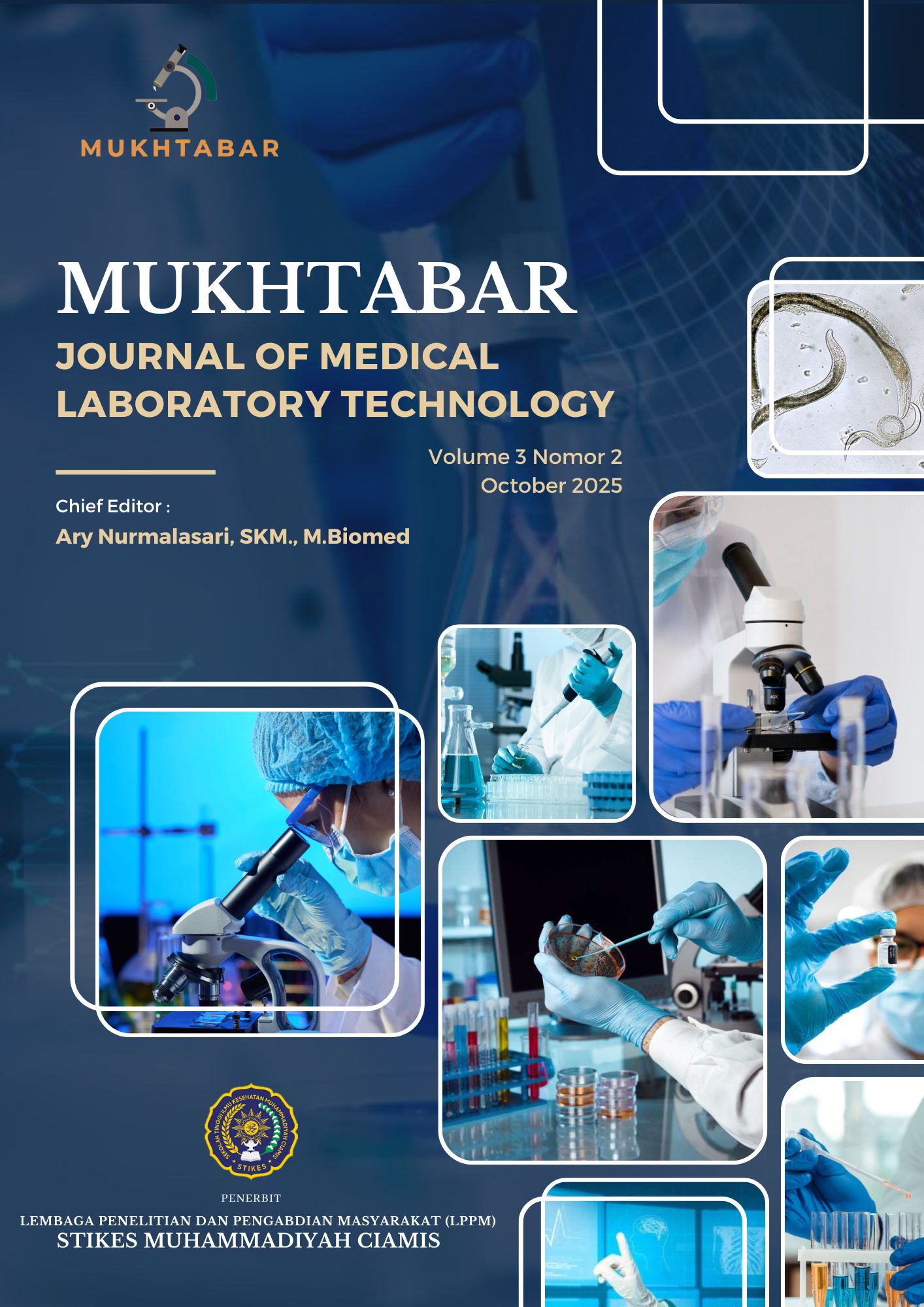 					View Vol. 3 No. 2 (2025): Mukhtabar: Journal of Medical Laboratory Technology (October 2025)
				