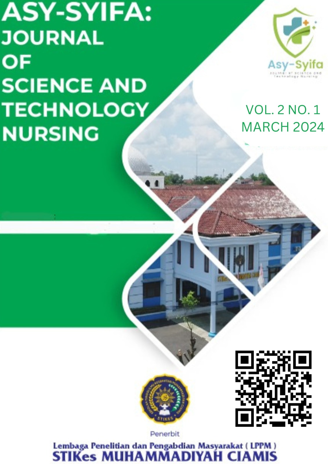 					View Vol. 2 No. 1 (2024): Asy-Syifa: Journal Of Science and Technology Nursing (March 2024)
				